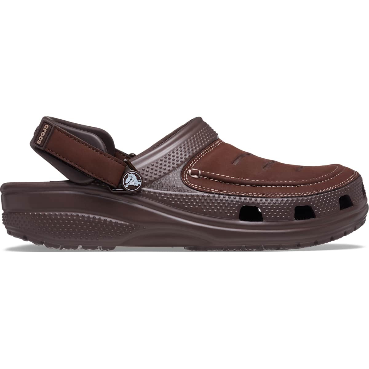 Crocs Men’s Yukon Vista LR Clogs – LiteRide Foam, Adjustable Strap, Faux Leather