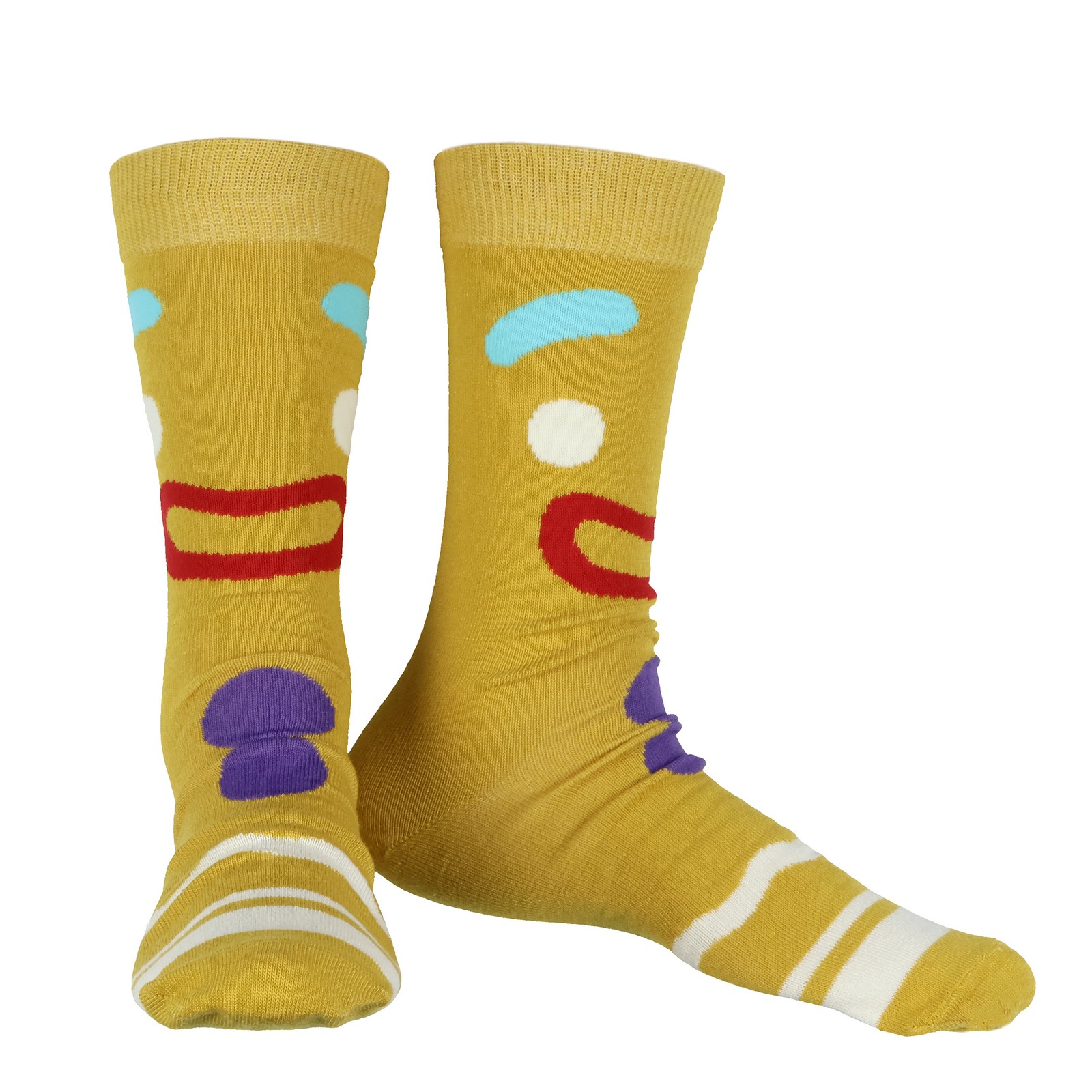 Dreamworks Shrek Socks Men’s Character Face Designs 5-Pair Crew Socks
