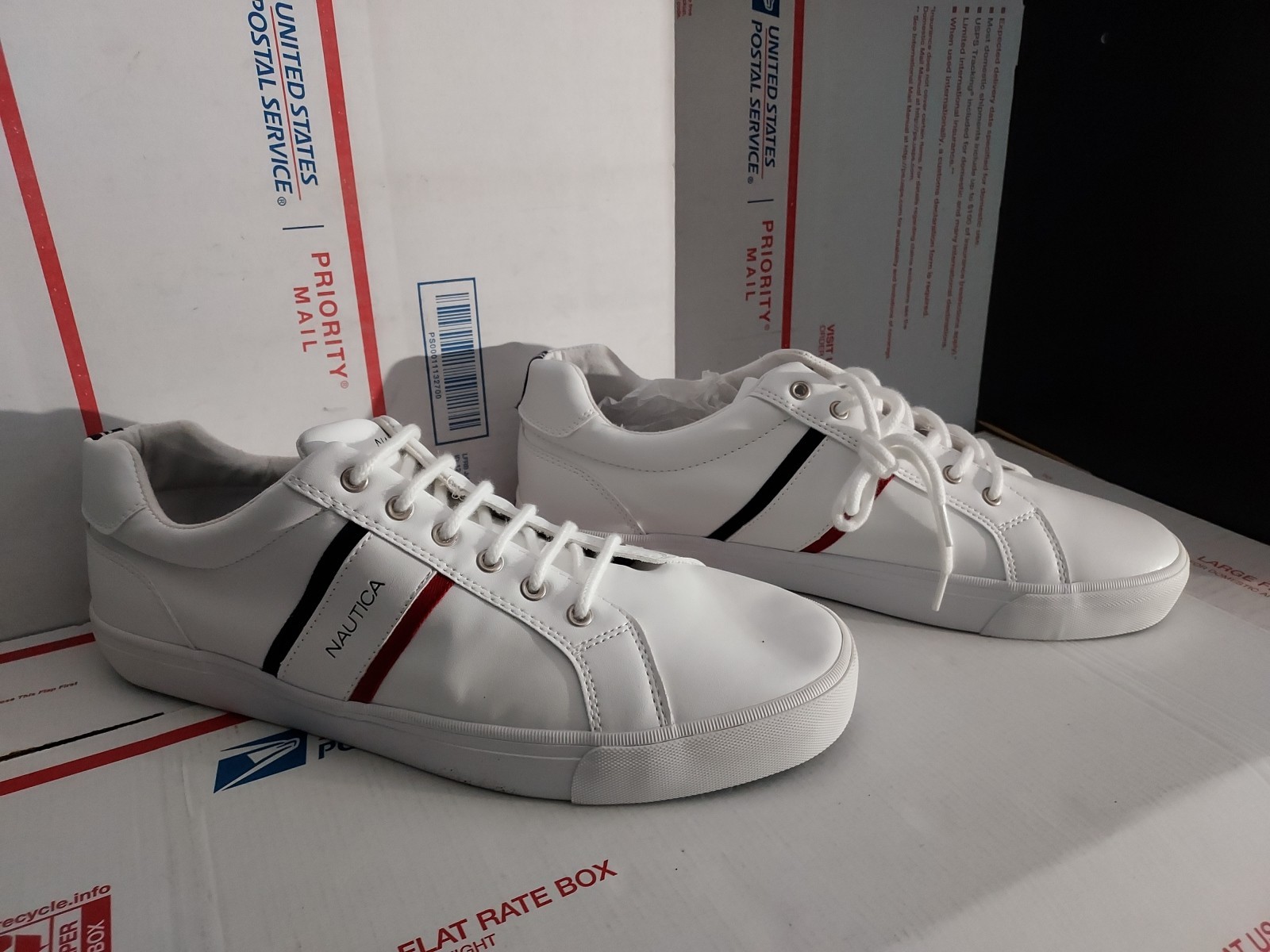 Men’s Nautica Avery White Low Cut Oxford Shoes size mens 12 – #319
