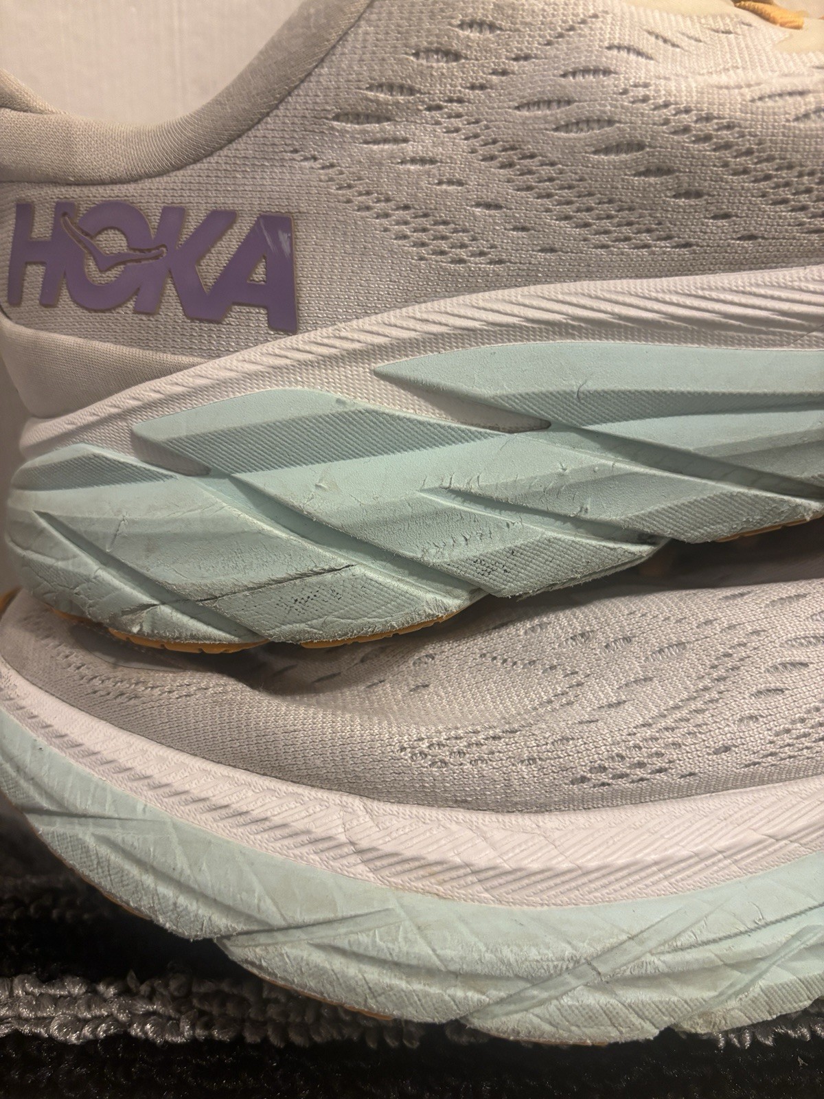 Size 11B – Hoka One One HOKA Clifton 8 Blanc De Blanc W 1119394 BDBW FE1221J