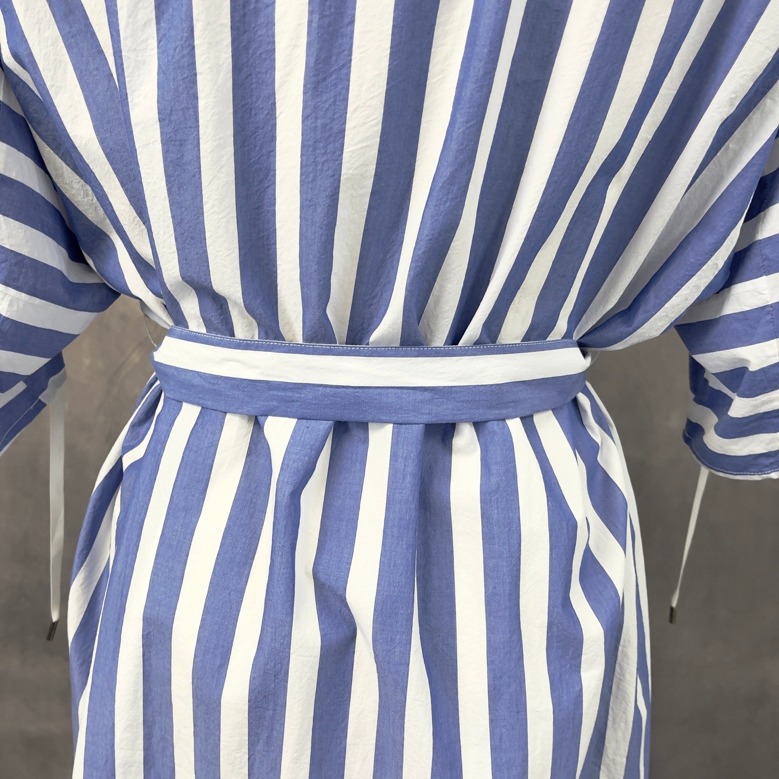 FFIXXED STUDIOS Drawstring Shirt Dress Size Medium Minimalist Japan Quiet Luxury