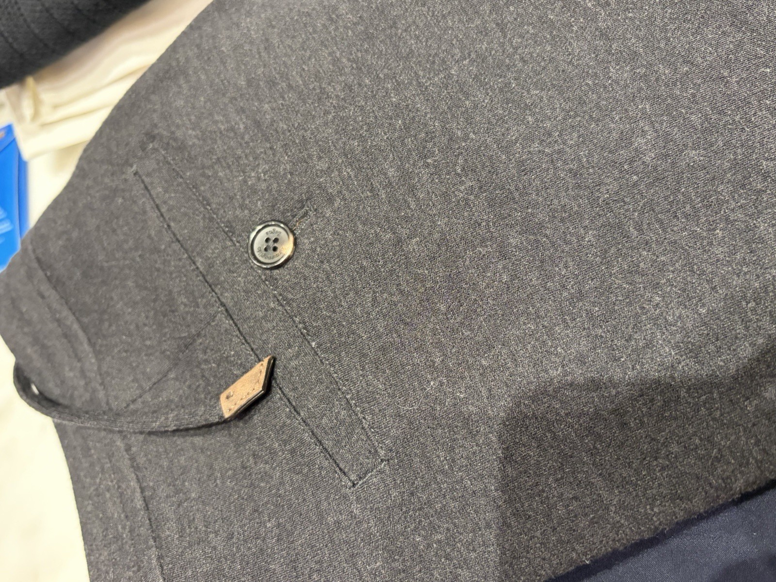 **Zegna Mens Luxury Grey Wool Drawstring Sweatpants. SZ S/48 WOW $1050 Retail