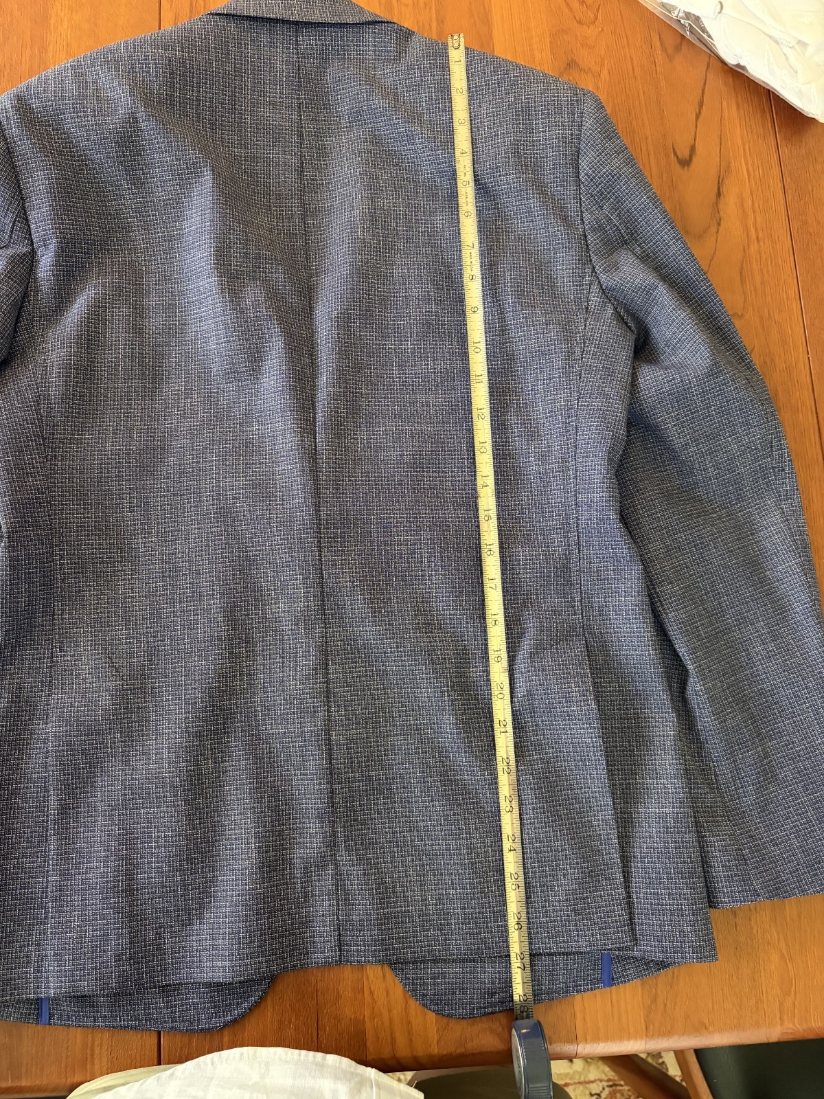 Murano (Dillard’s) Men’s Slim fit Blue/Gray 36 suit with Pants 30×30 (2 piece)