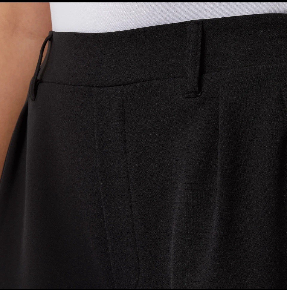 32 Degrees Cool Women’s Pull-On Shorts, Navy, XL, Pockets, Belt Loops, Stretch..