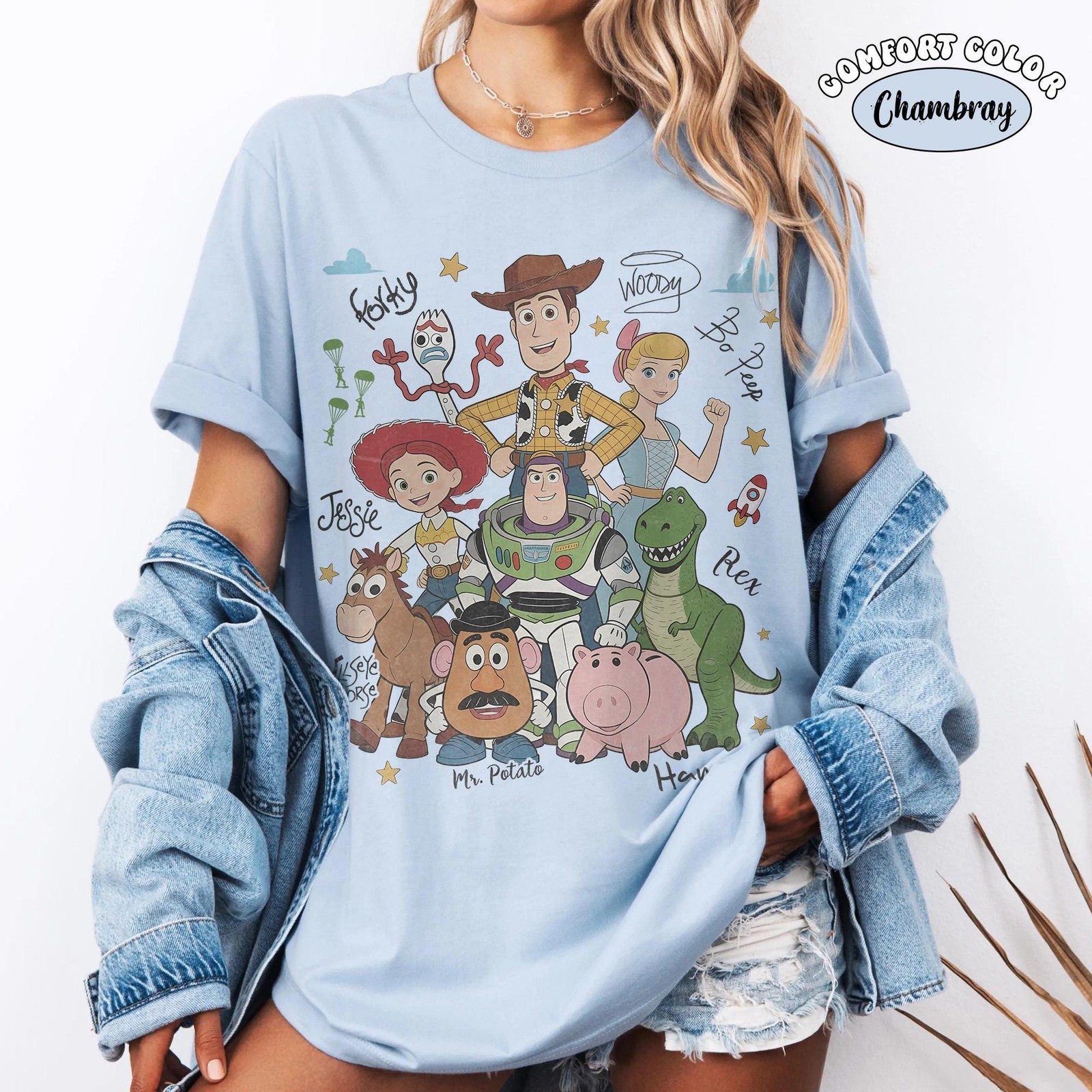 Retro Toy-Inspired Signature Graphic T-Shirt Family Vacation Tee