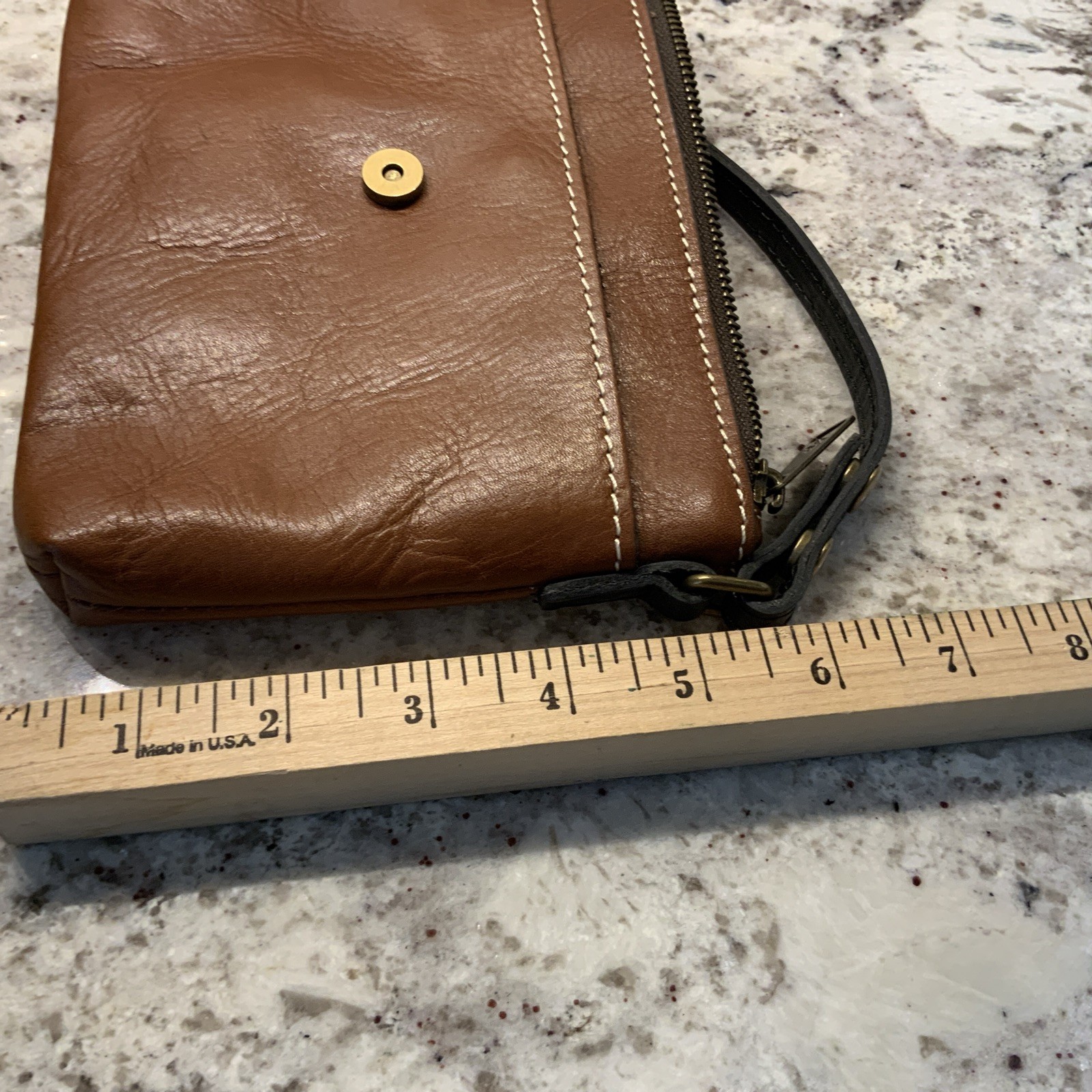 PATRICIA NASH 2 Tone Double Small Cross-Body Bag Clutch