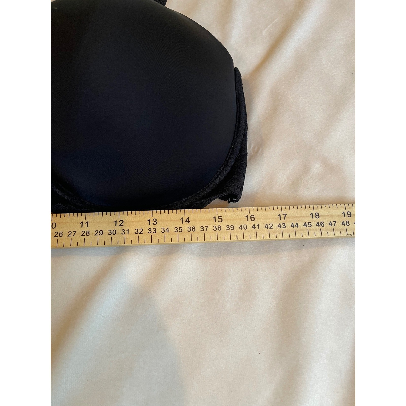 Torrid Curve Black Lace Multi-Way Strapless Bra 44DDD Plus Size Underwire 44 DDD