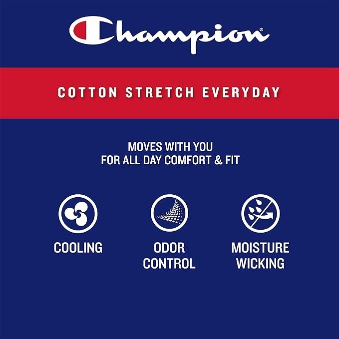 Champion Elite Men’s 2 or 5 Boxer Briefs Everyday Fit New Free Shipping