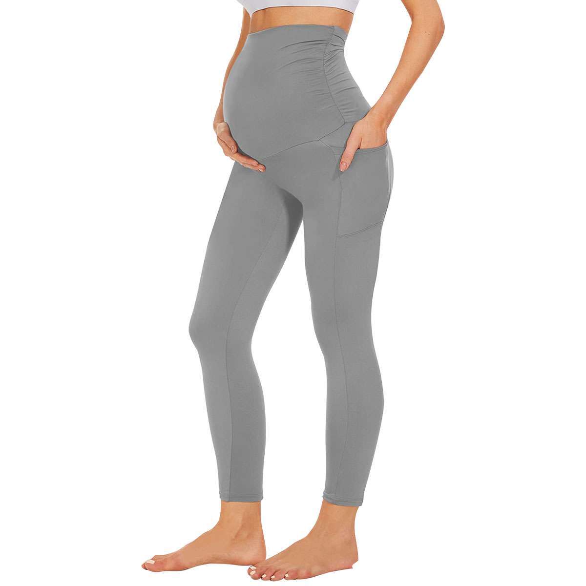 Maternity Leggings High Waist Belly Support Leggins For Women Pregnancy Pants
