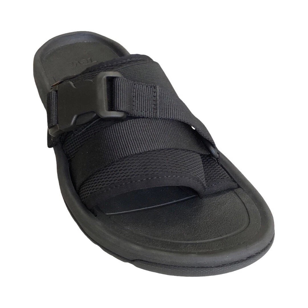 Teva Men’s Hurricane Verge Slide Sandals Black 1136230 Size Men 4 / Women 6