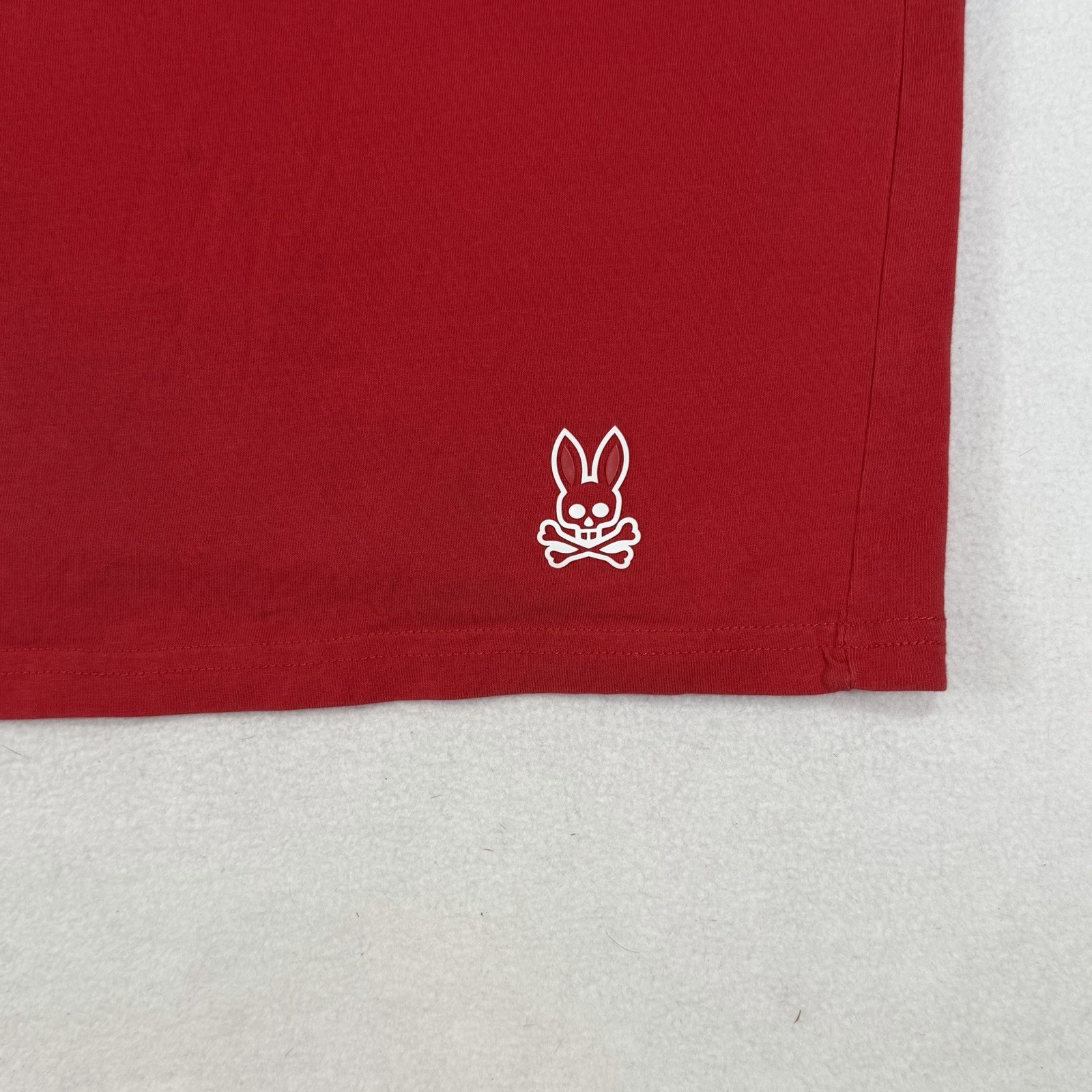 Psycho Bunny T Shirt Mens Medium Red Short Sleeve Embroidered Logo Casual