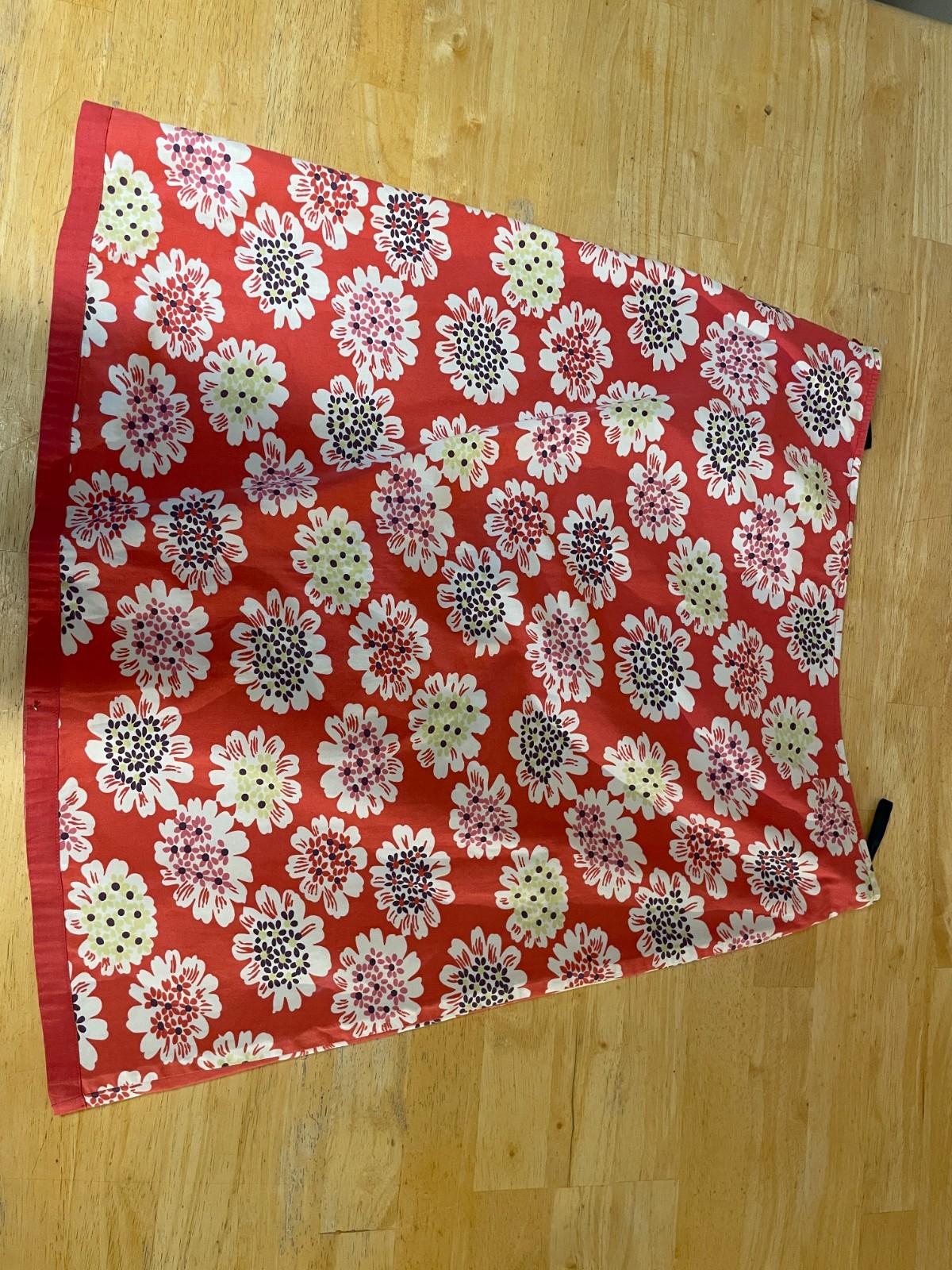 Boden 18 Floral Skirt 100 % Cotton Machine Washable Very Good Condition