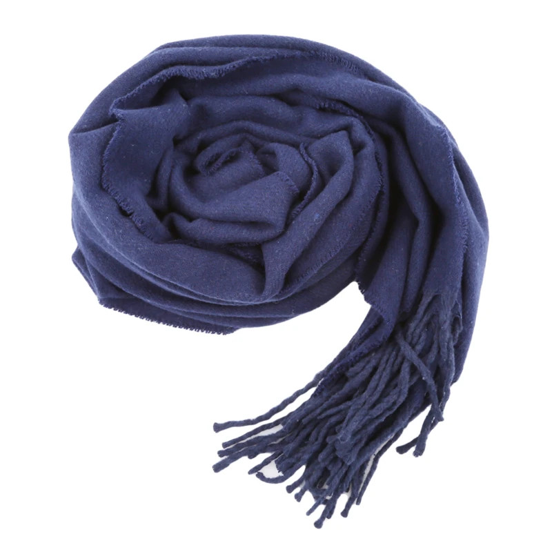 Wool Scarves Winter Soft Warm Cashmere Shawl Thickened Long Tassel Shawl Warm Sc