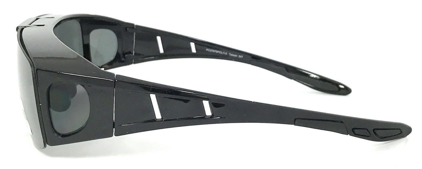 Flip Up POLARIZED Cover Put Fit over Sunglasses wear Rx glass Fit Driving UV400