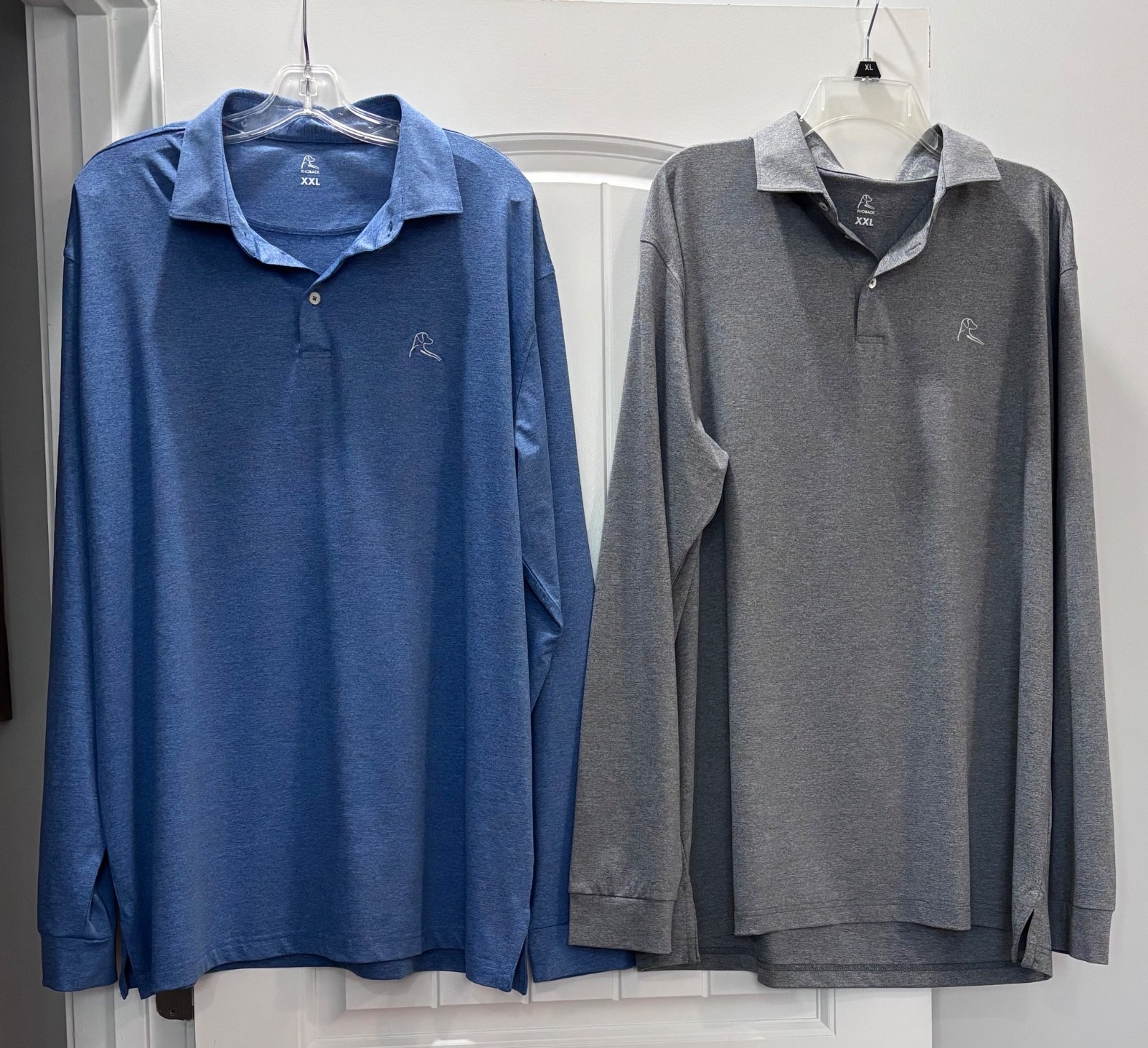 RHOBACK Shirt Mens Size XXL Polo Long Sleeve Golf Casual EUC Sold Separately