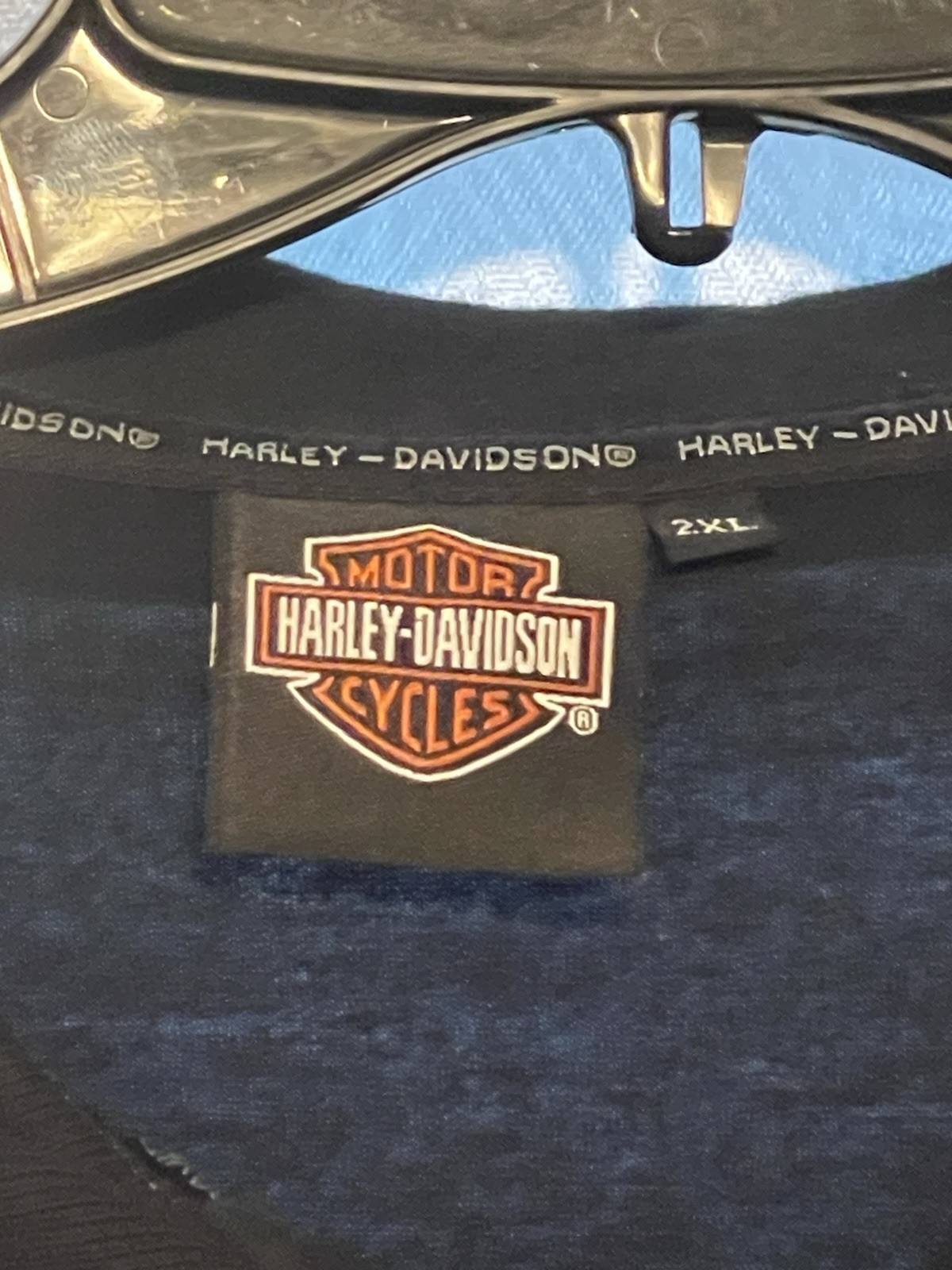 Harley-Davidson XXL T-shirt With Flames On Sleeves. See Item Description.