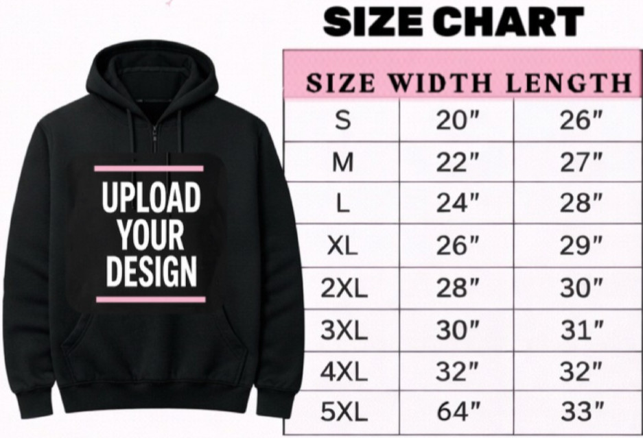 Custom Hoodie Any Design Uploaded S-5XL Personalized Sweatshirt Print Front/Back