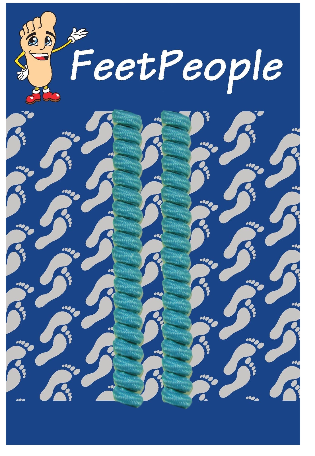 FeetPeople Curly/Twister Shoe laces, 1 Pair, Various Colors!