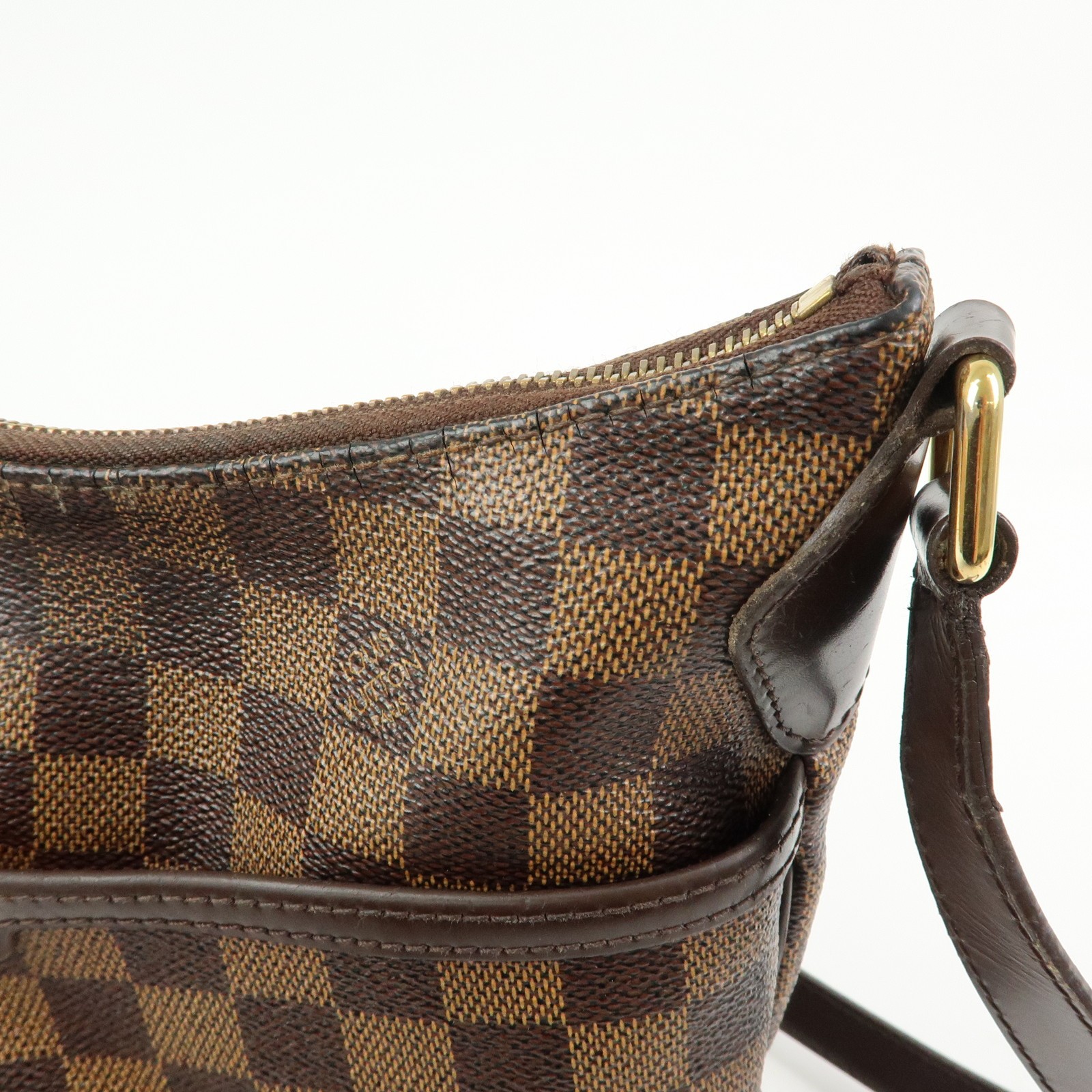 Louis Vuitton Damier Bloomsbury PM Shoulder Bag Brown N42251 Authentic Used F/S