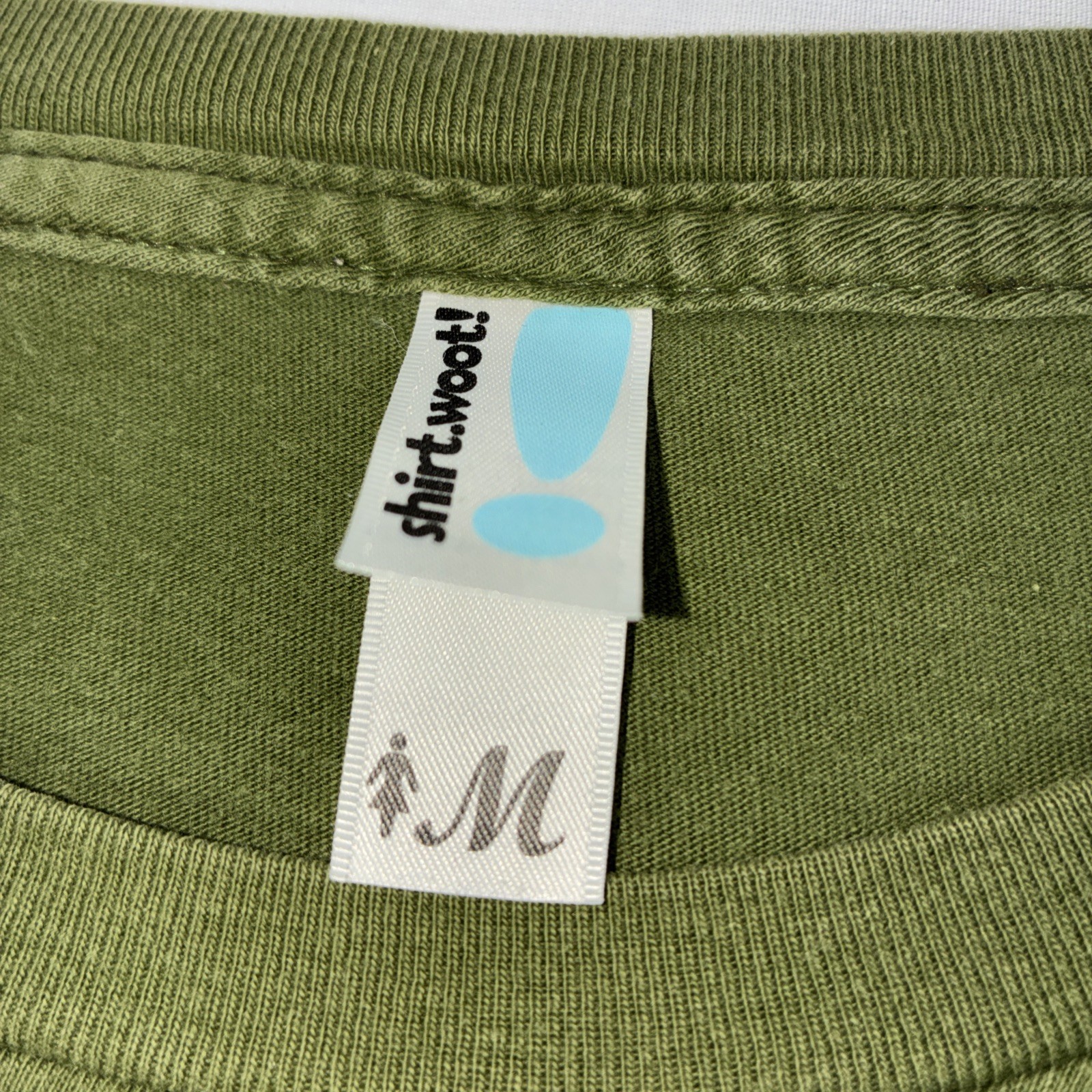 Women’s T Shirt MED – Green – My Name is Rex – PRE-OWNED GOOD
