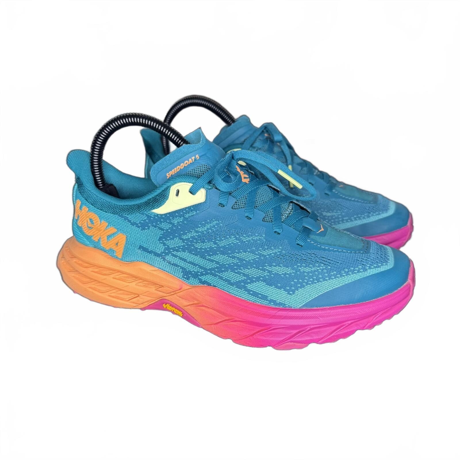 Hoka Women’s Speedgoat 5 Running Shoes Deep Lake Ceramic Sz 6