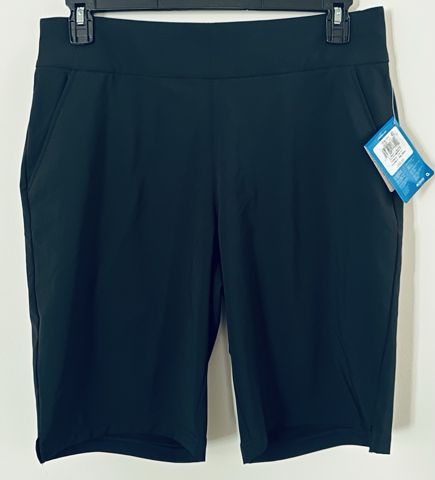 Columbia All Seasons Women Long Short Black Size Large New
