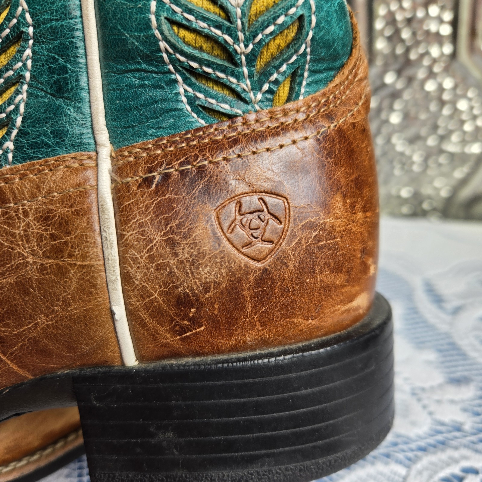 Ariat Women’s Quickdraw VentTEK Western Boots Green Size 6.5 B