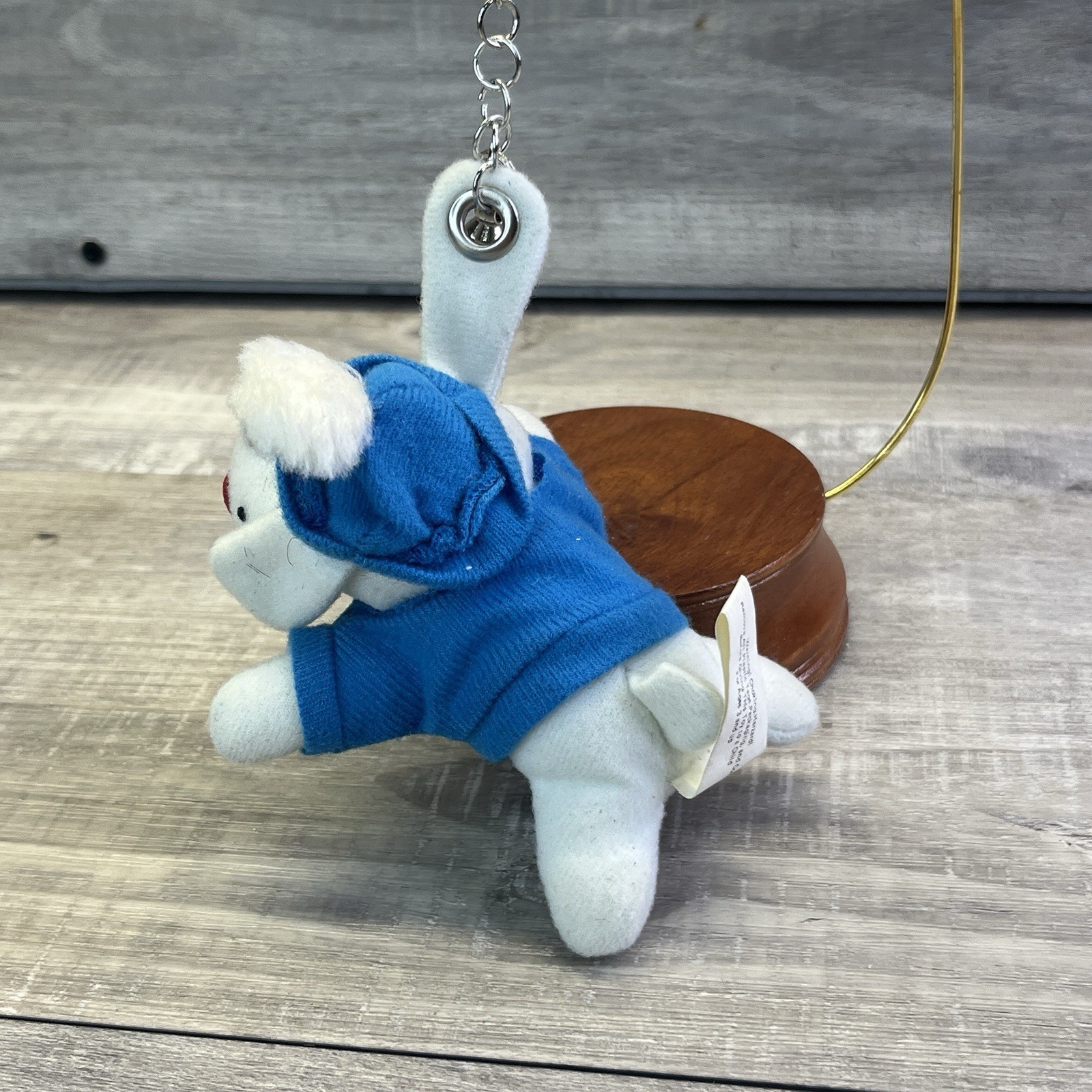Slush Puppy Sweet OOAK Toy Bag Charm Keychain Handmade Ornament Vintage Plush