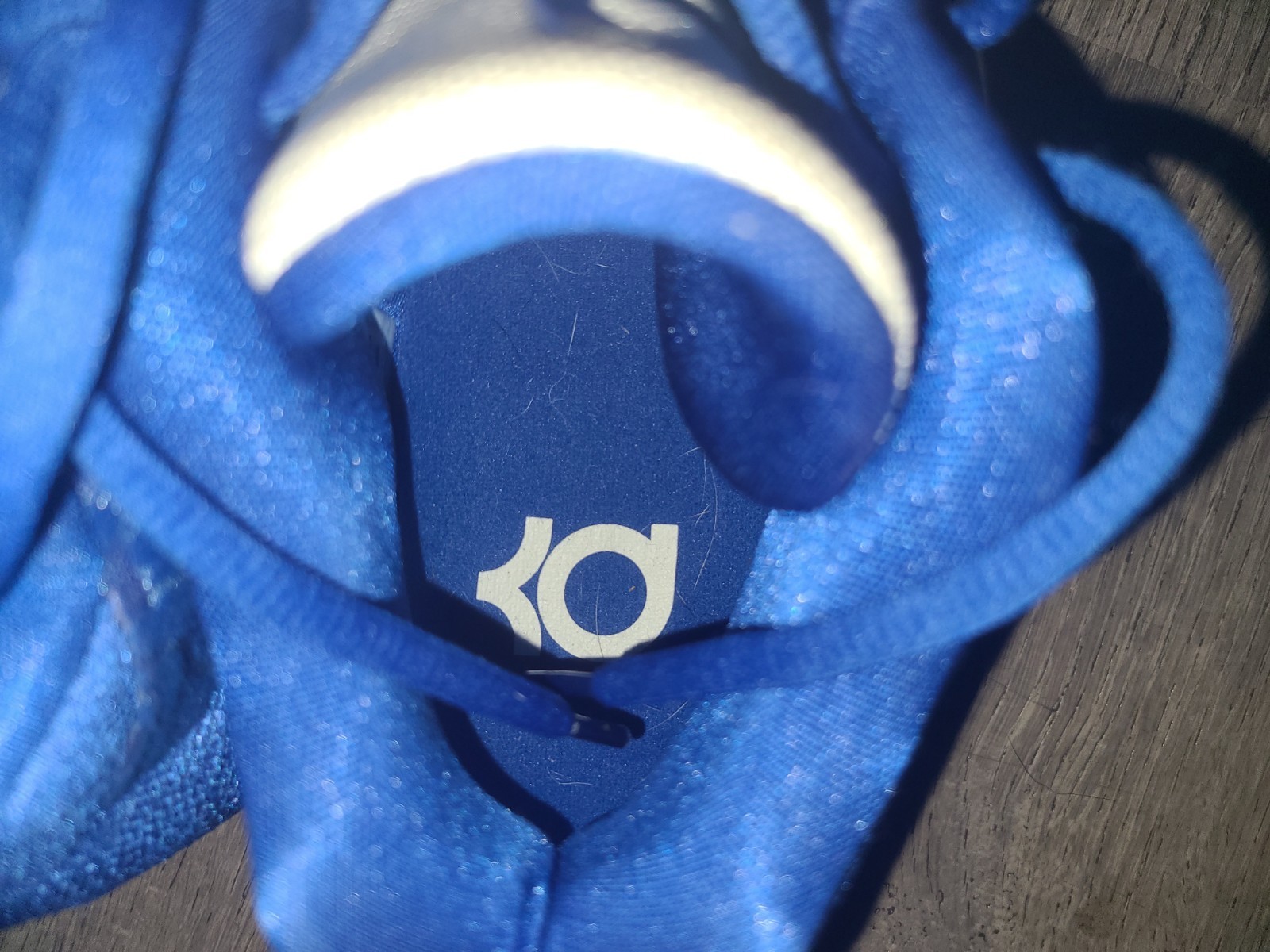 Nike KD 14 TB Game Royal/White Mid Top Lace-Up Mesh Sneakers DM5040-401