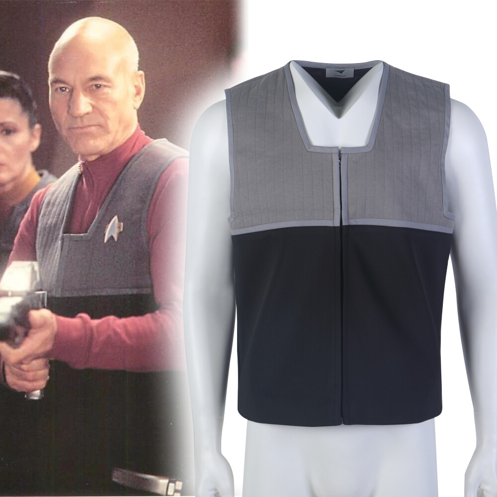 For DSN Picard Sisko Starfleet Vest Costumes First Contact Uniforms