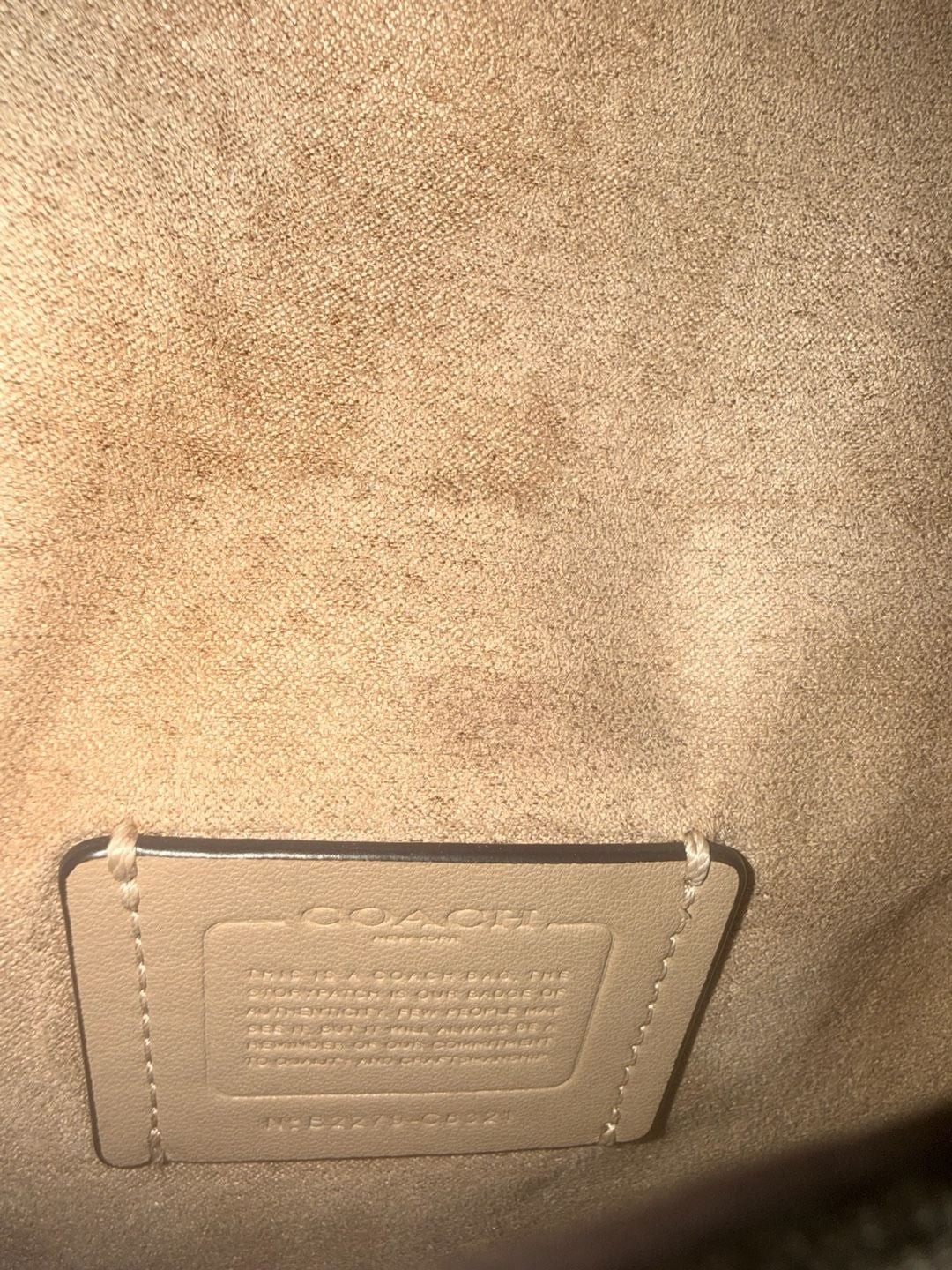Coach North/South Lonnie Crossbody in Signature Jacquard