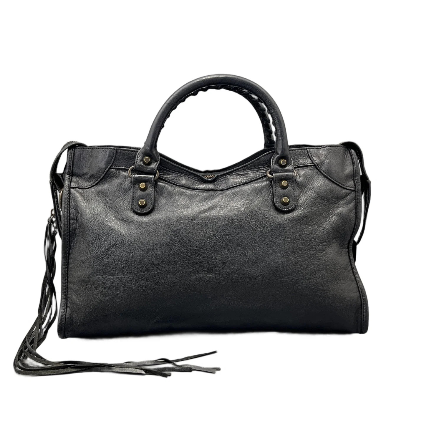 Balenciaga Medium City Black Arena Lambskin (ym062626b5r)