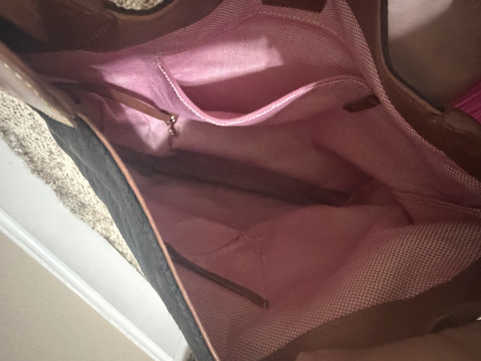 COACH COLORBLOCK LEATHER TOTE
