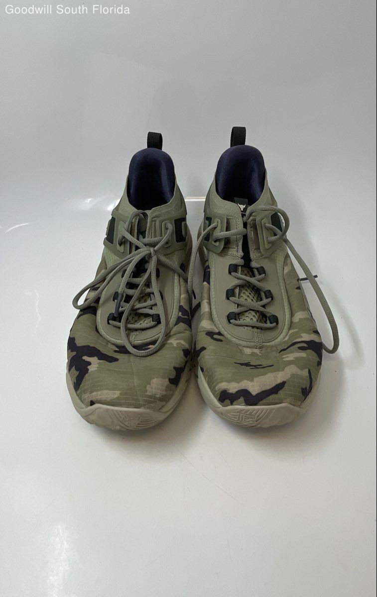 Under Armour Mens Project Rock 5 3025556-301 Olive Green Sneakers Shoes Size 14