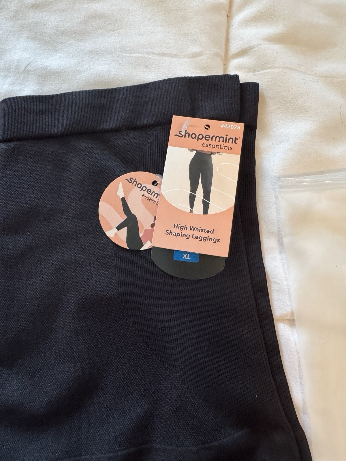 Shapermint Essentials Black High Waisted Size XL Shaping Leggings NEW