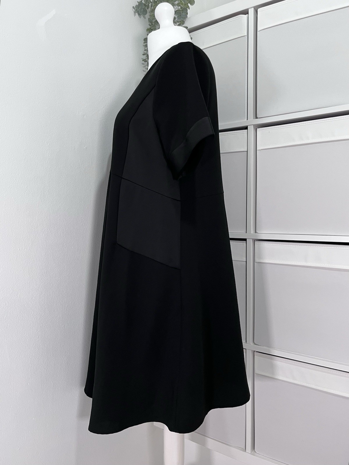 Studio Eight Black Tunic Dress Size 16 Formal Business Occasion Capsule LBD