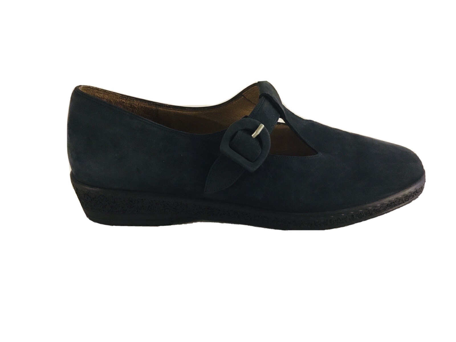 FITS by Theresia Blue Suede Mary Jane Loafer Size 9