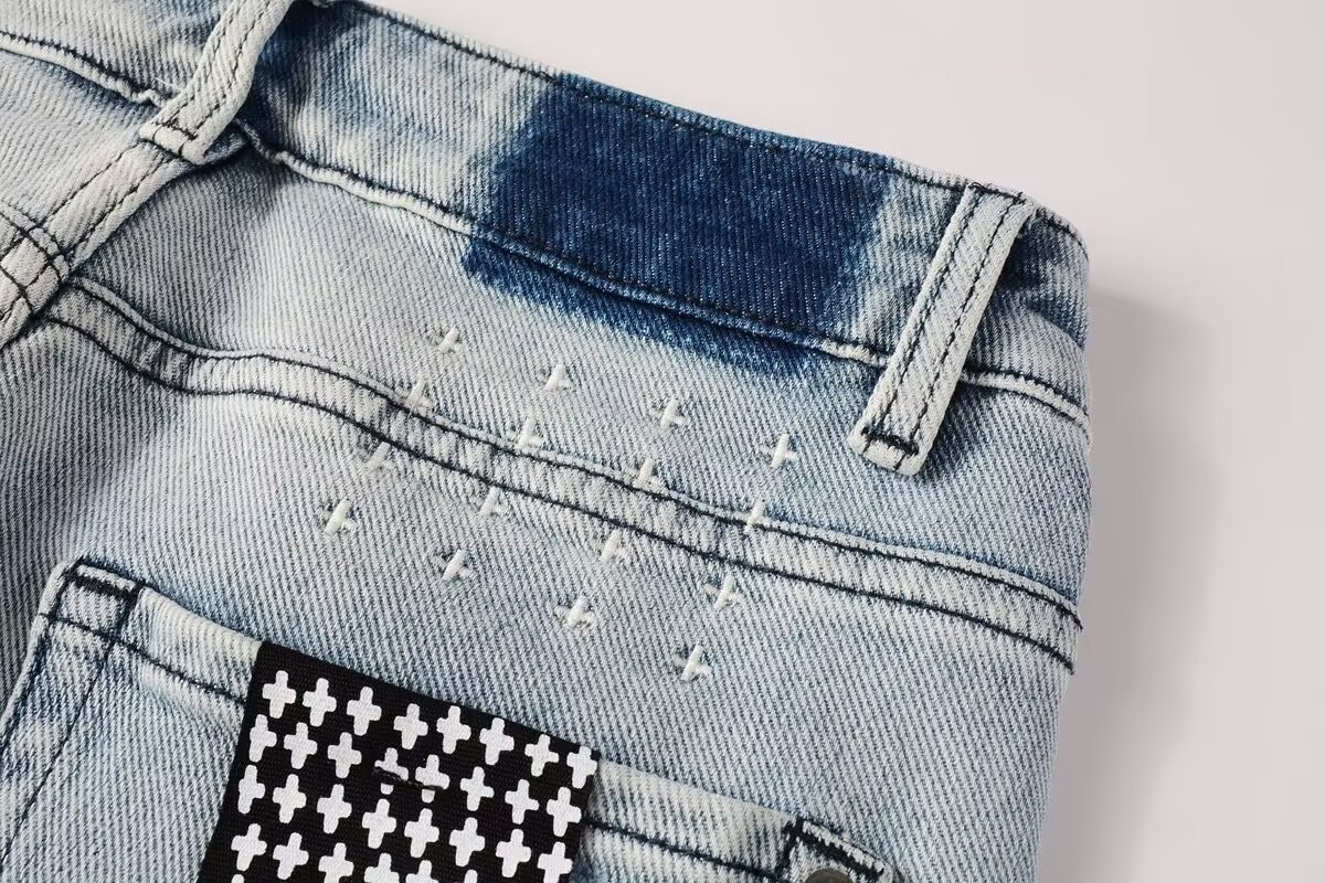 NEW KSUBI Men’s Ripped Pants Casual Fashion Skinny Jeans