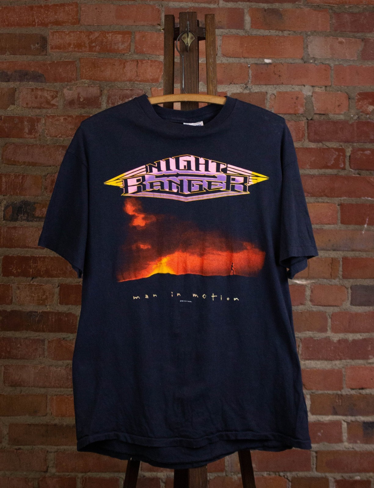 Vintage Night Ranger 1988 Man In Motion Concert Unisex S-5XL Shirt AA226