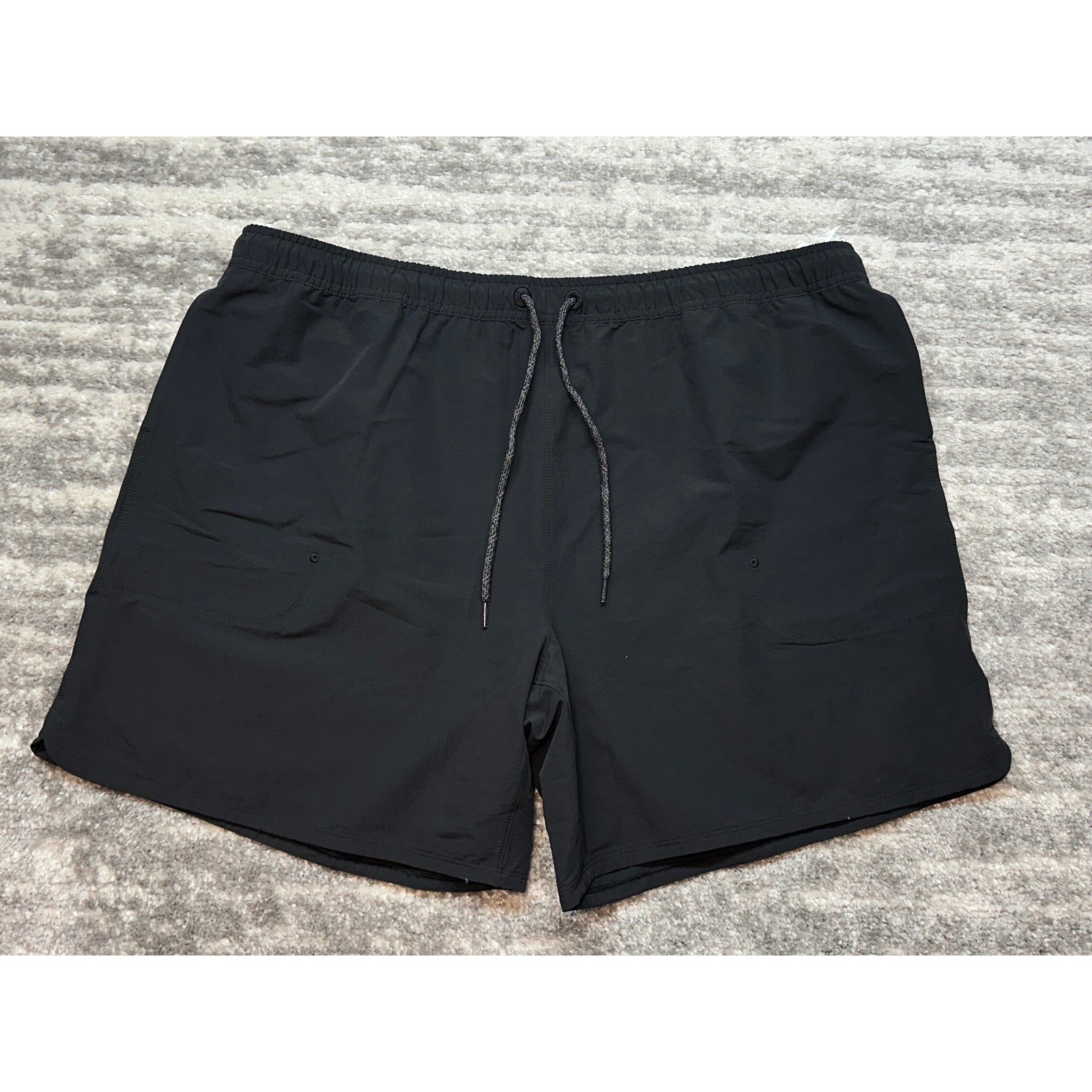 Allbirds Natural Run Short Men XXL Black Merino Wool Blend Drawstring Athletic