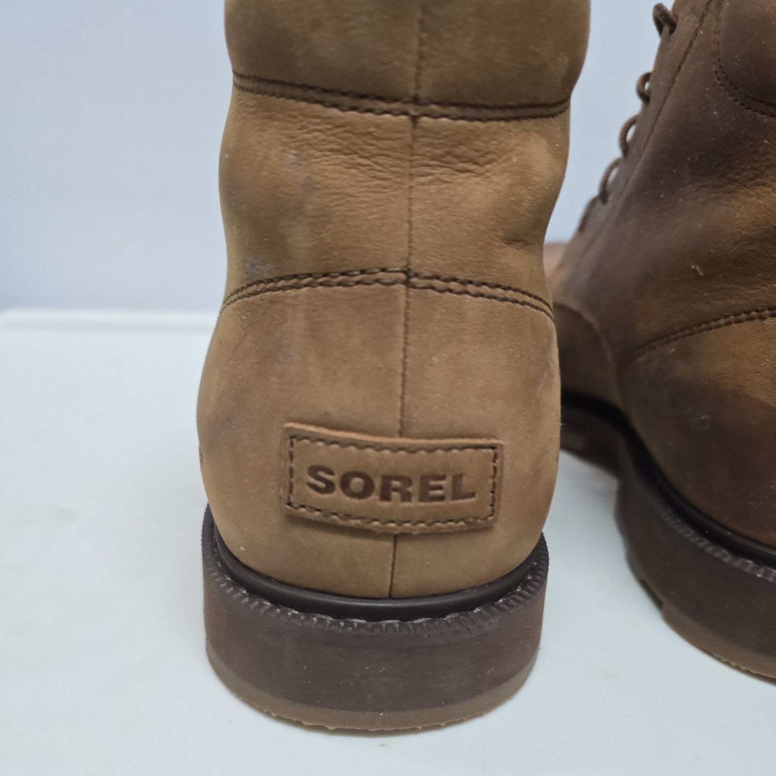 Sorel Mens Madson II Boot Size 12 Brown Waterproof Lace Up Chukka Lug Sole