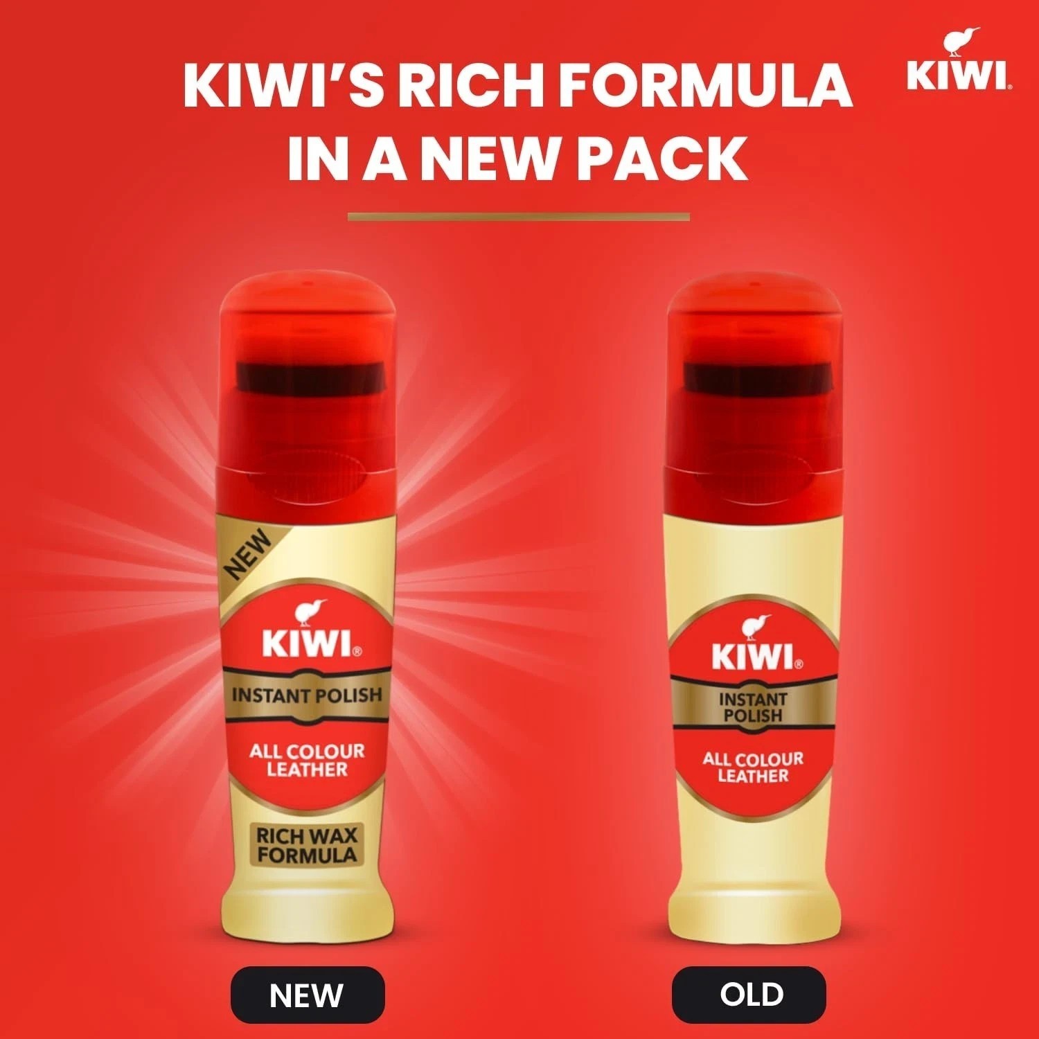 KIWI Liquid Glossy Finish Shoe Polish 75 Ml Neutral