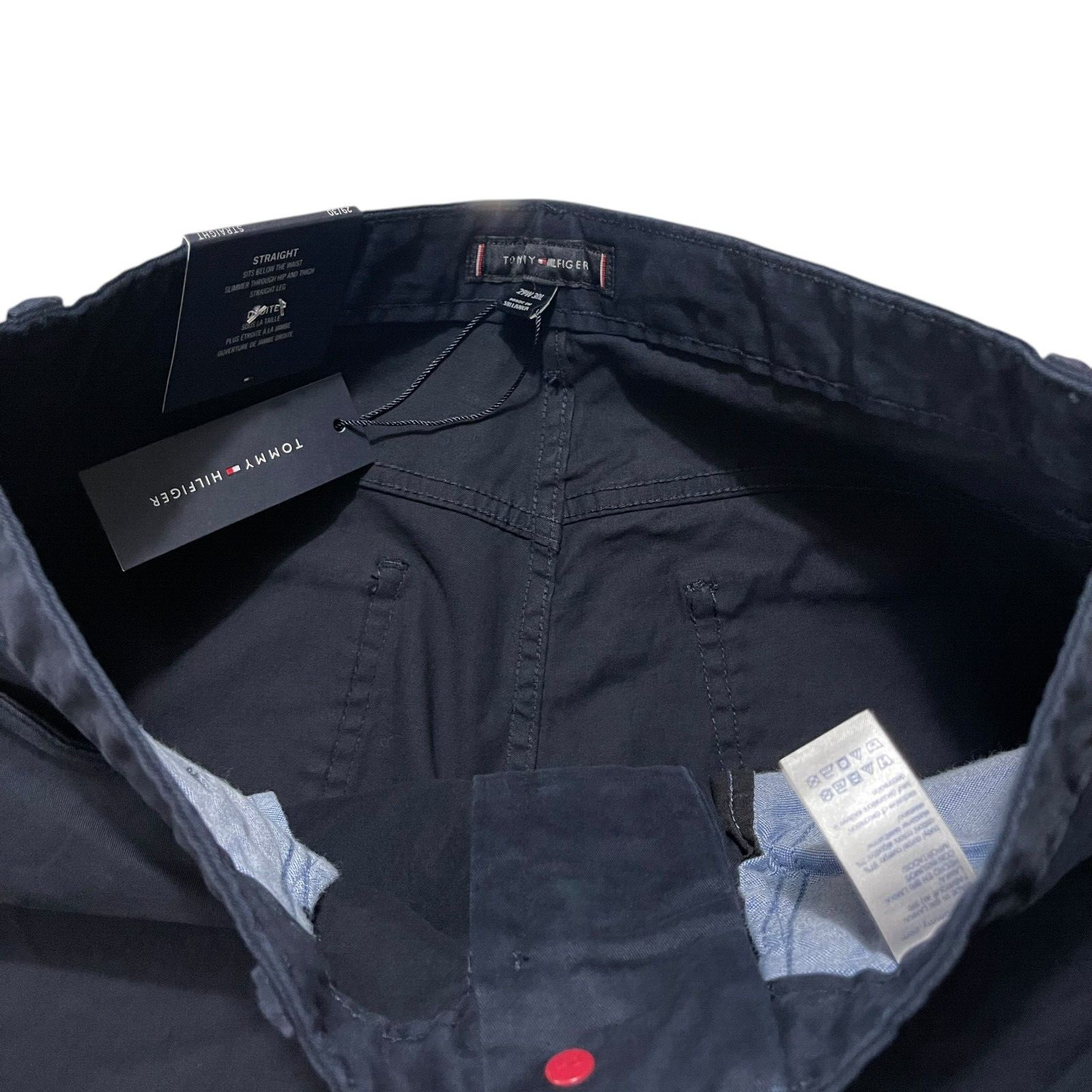 NWT Tommy Hilfiger Men’s Stretch Twill Straight Fit Pants Slimmer Hip and Thing