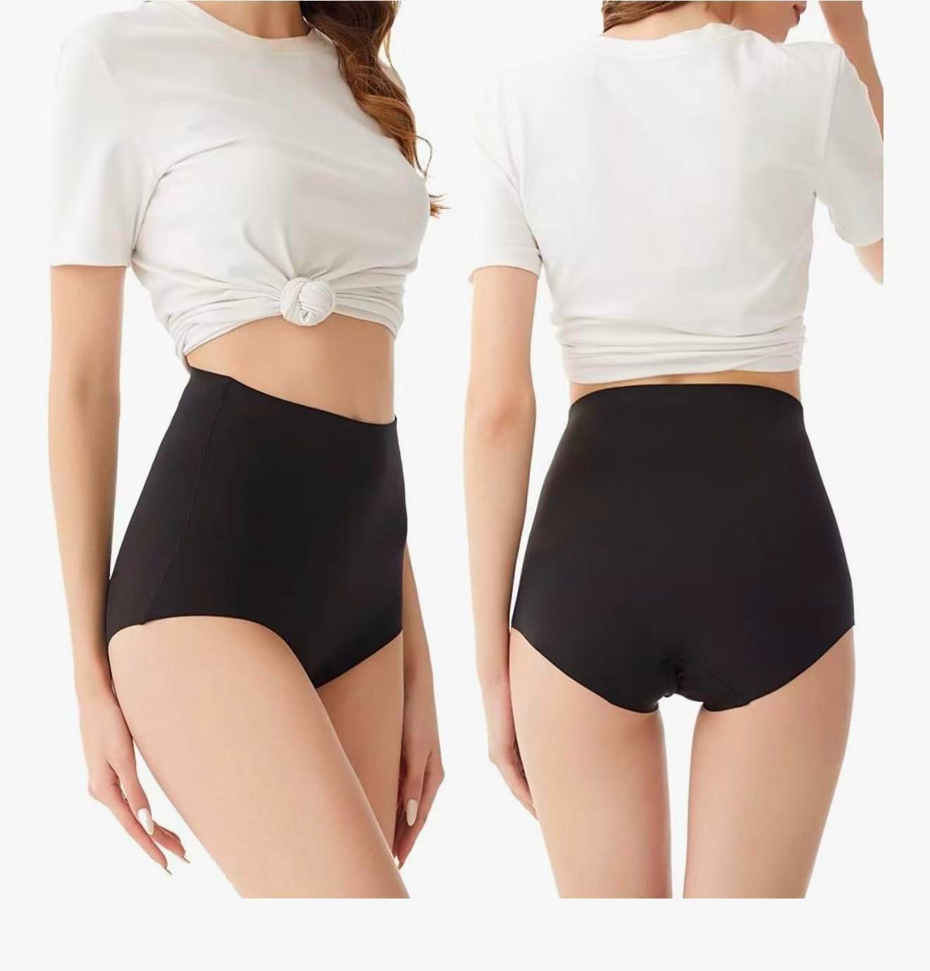 No Show High Waist Briefs Underwear for Women Seamless Panties Multi P