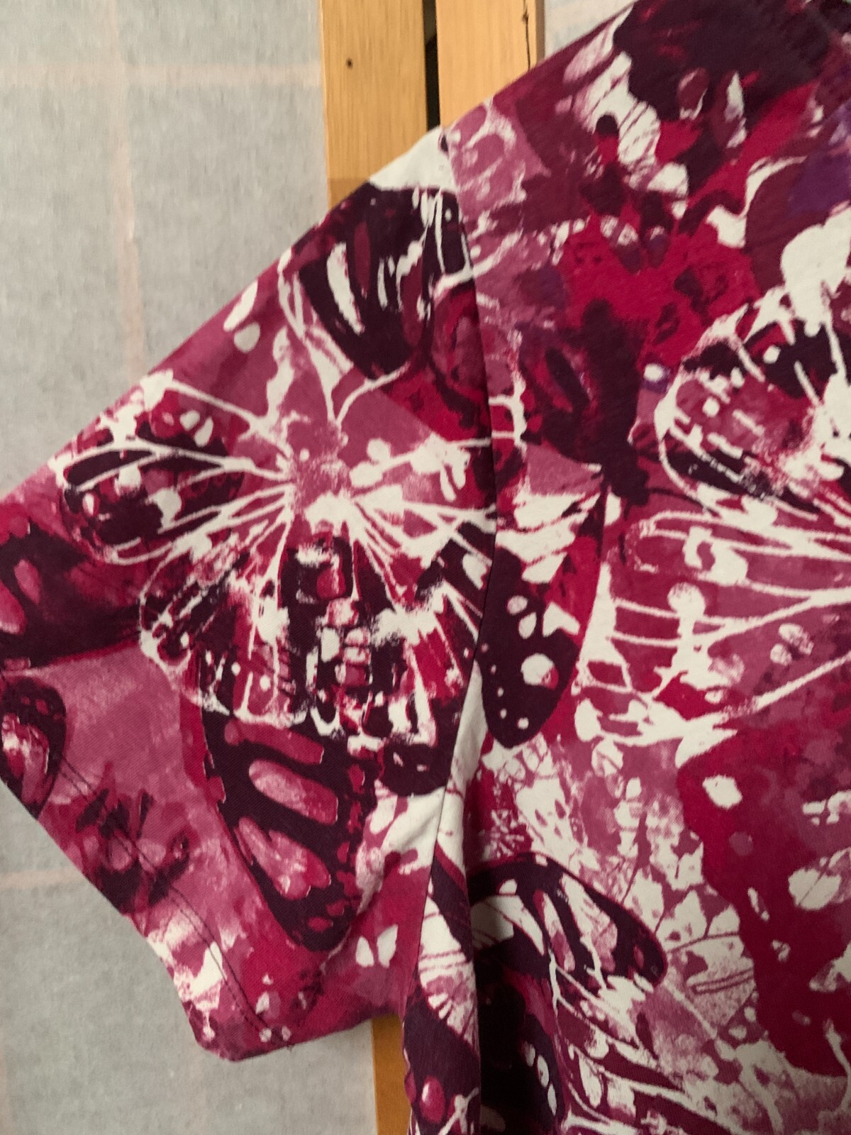 Women’s “Roman’s” Red Floral 100% Cotton Short Sleeve Top Sz 18/20