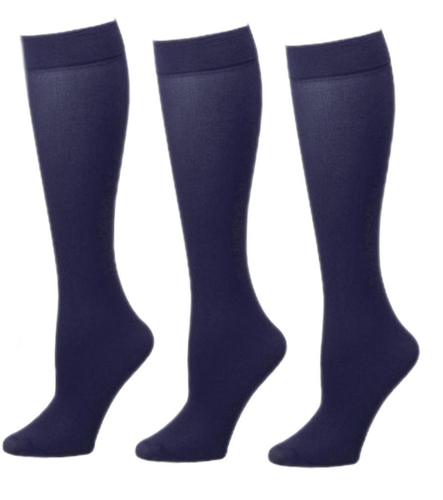 3-12 Pairs Women Trouser socks stretchy Knee High Soft Thin Material size 9-11