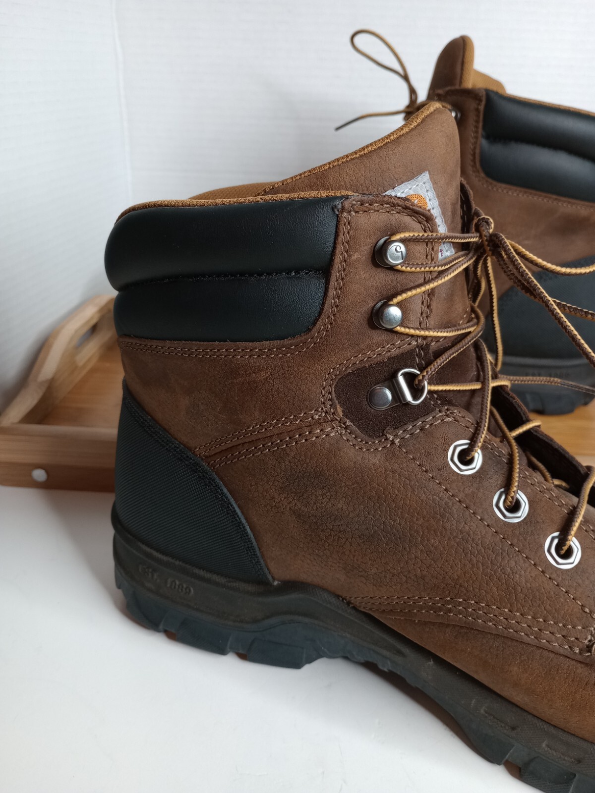 Carhartt Men’s US 13M 6″ Rugged Flex WP Comp Toe Work Boot Dk Brown CMF6380