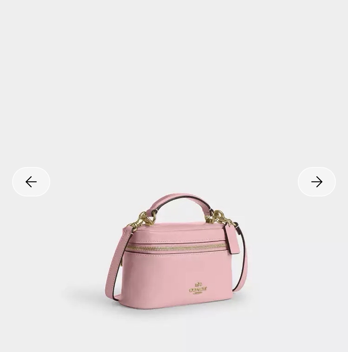 Coach Rainer Crossbody Bag 18 in Gold/Soft Pink CEO24 NWT FACTORY WRAPPED