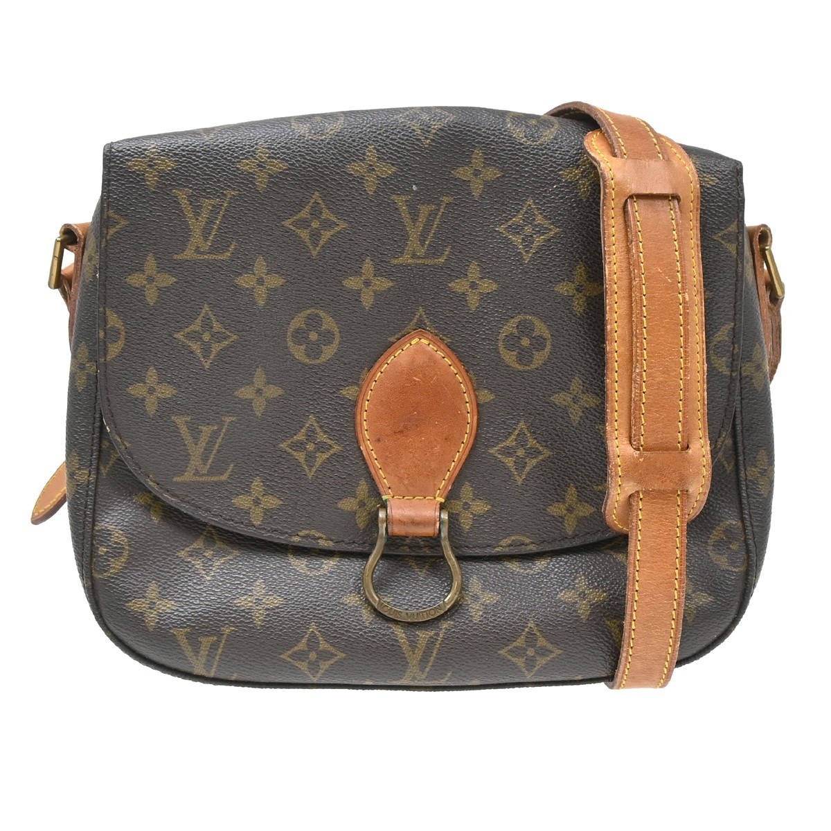 Best06 LOUIS VUITTON SAINT CLOUD GM SHOULDER BAG MONOGRAM M51242 874VI YQ05362