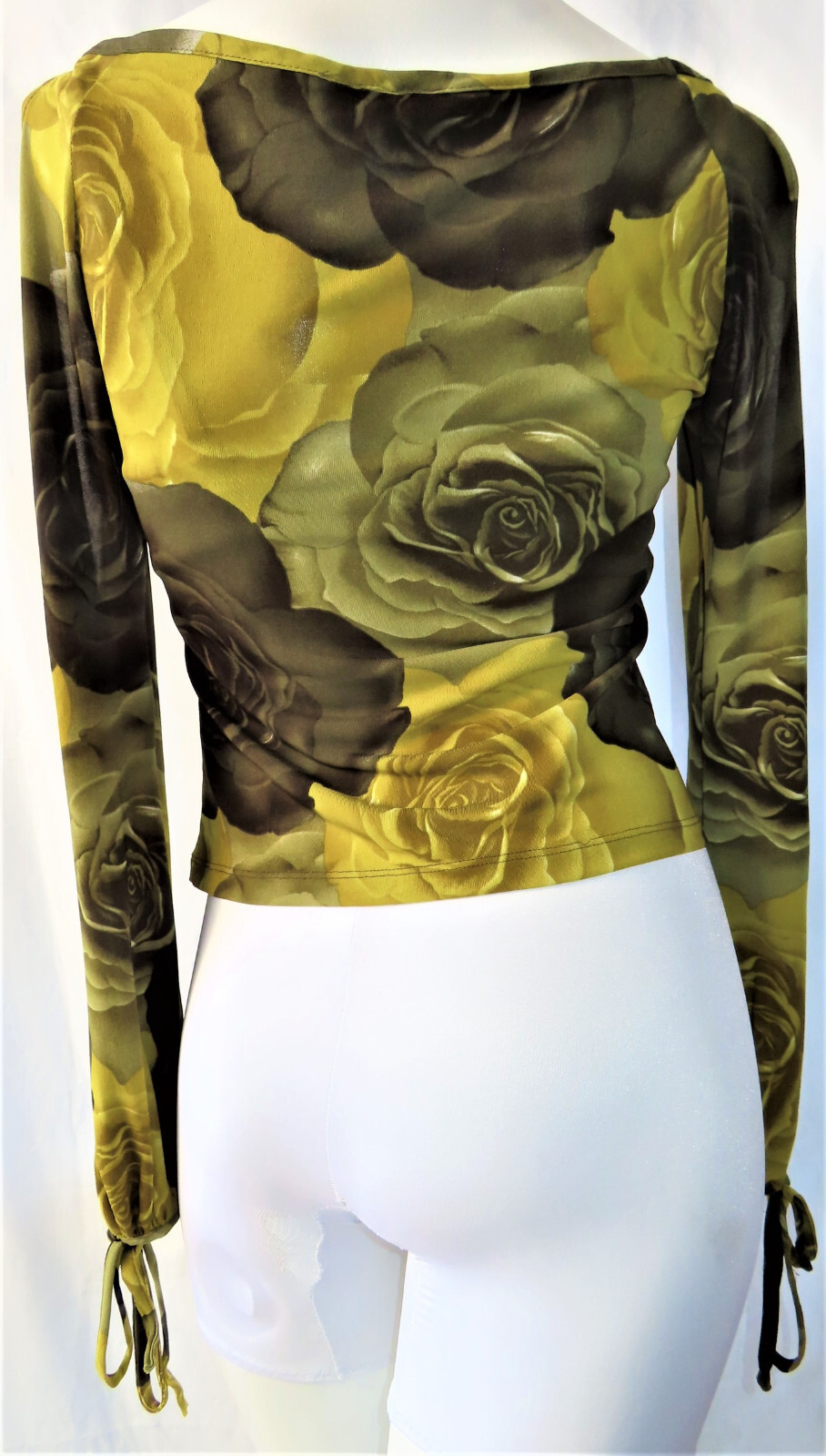 Koji Yohji 70s Vintage Women’s Open Sleeve, Tie String at Wrist Blouse Size M